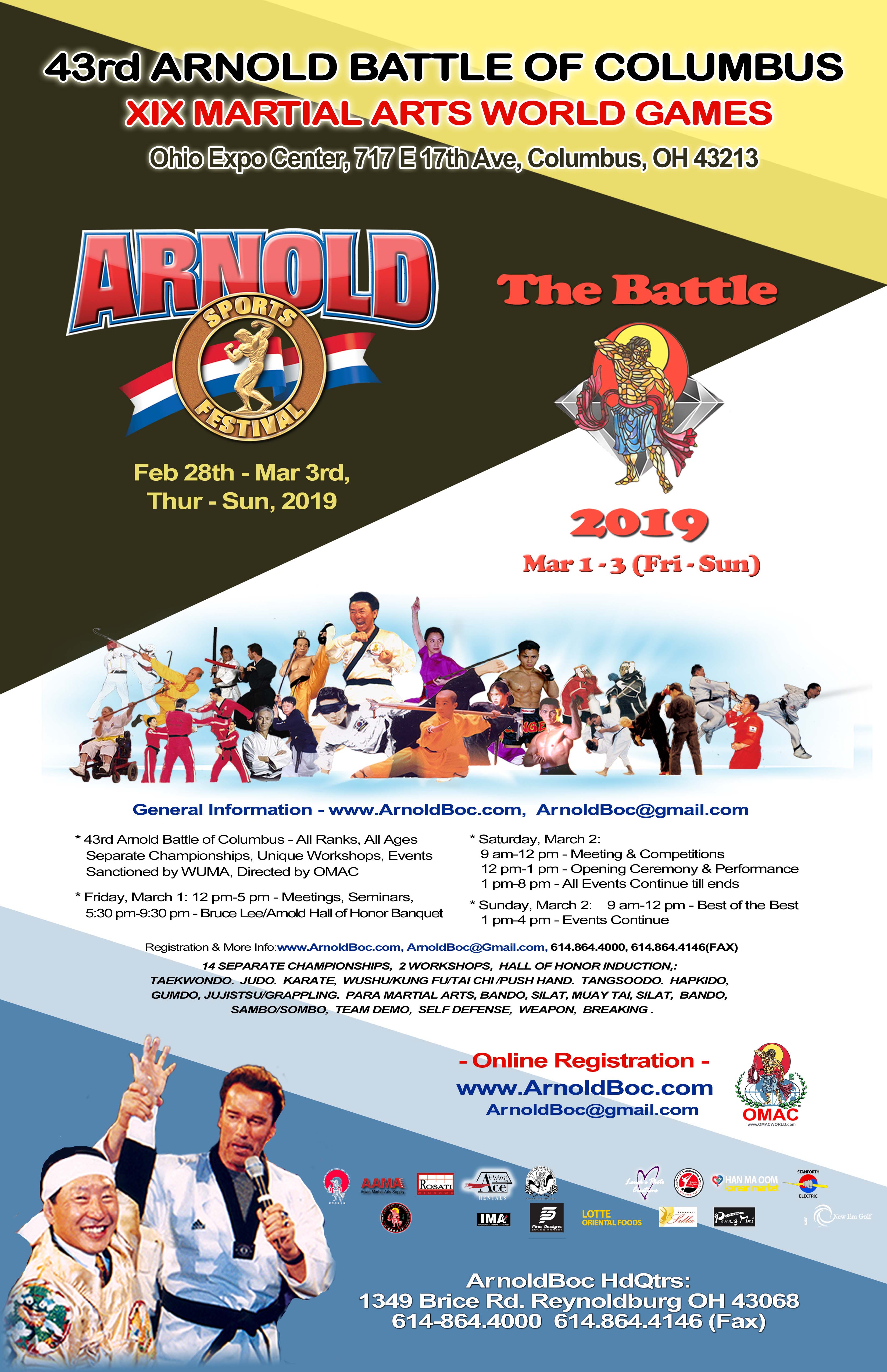 Arnold Battle of Columbus Registration
